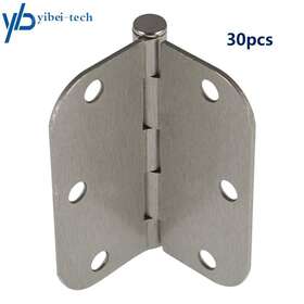 Yi124775t Yibei-tech 3.5 Inch Satin Nickel Door Hinges With 5/8 Radius Corners 18-50 Pcs
