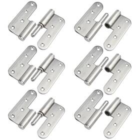 Yidu69q 648722624946 6 Pack 4 X3 X Inches Door Hinges H-shaped Lift Off Hinge 201 Stainless Steel