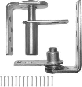 Yjmkoi 313085175199 Upgraded Saloon Door Hinges Self-return Double Swinging Hinge