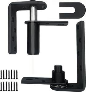 Yjmkoi 744759048080 Upgraded Saloon Door Hinges Self-return Double Swinging Hinge