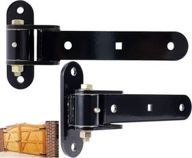 Ylintbeng 313048688650 Heavy Duty Gate Hinges 900lbs Capacity 180 One-way Open Or 90 In/out Swinging