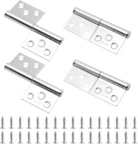 21-0427-6 Yoohey 4pcs Flag Hinges 3 Inch Lift Off Hinge 304 Stainless Steel Door
