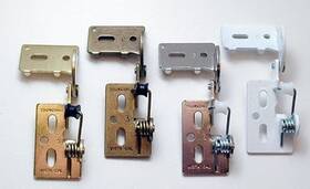 Youngdale Y3ab 1/4 Inch Overlay Self Closing Knife Hinge For 1/2 Minimum Thickness Door Antique