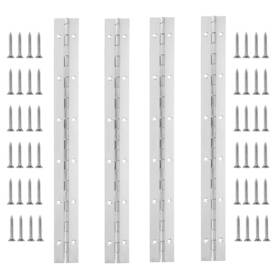 Younthye 608571118898 4pcs Piano Hinge 12 Inch Heavy Duty Stainless Steel Continuous And
