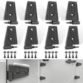 Ys-jl07-18 Yoursme Door Hinge Kit For Jeep Wrangler Jk Jku Unlimited Rubicon Sahara Sports 2007-