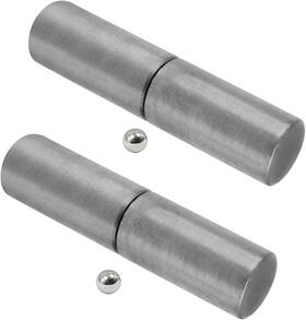 Yskmanhuo 313107084027 4 Pcs Weldable Barrel Hinges X 3/4 Inch Heavy Duty Gate Weld On Bul