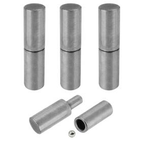 Yskmanhuo 714432461765 4 Pcs Weldable Barrel Hinges X 1 Inch Heavy Duty Steel Weld On Bullet Door H