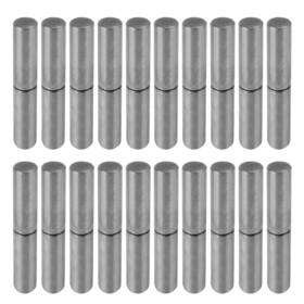 Yskmanhuo 714432462885 20 Pcs Weldable Barrel Hinges 2-3/8 X 1/2 Heavy Duty Steel Weld On Bullet D