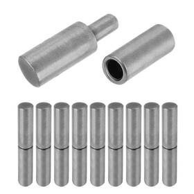 Yskmanhuo 733257675706 20 Pcs Weldable Barrel Hinges 2-3/8 Inch X 1/2 Heavy Duty Steel Weld On Bullet D