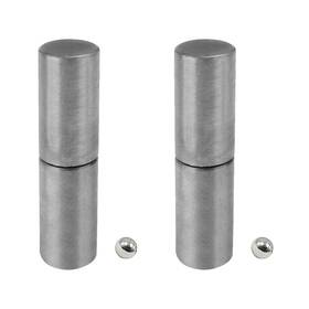 Yskmanhuo 733257676130 2 Pcs Weldable Barrel Hinges 4 X 1 Inch Heavy Duty Steel Weld On Bullet Door H