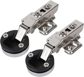 Yunseity9fgy7rqu6c-11 Yunseity Shower Door Hinge Cabinet Glass Silent 35 Cups 4 Holes 2set For Home