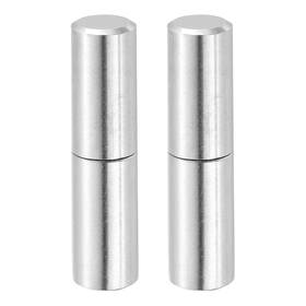 Zaplyte 617662992064 2pcs 2 Inch X 1/2 Lxd Weld On Barrel Hinge For Metal Gate Silver