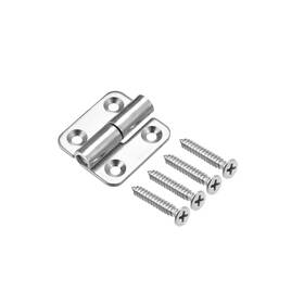 Zaplyte 619668006356 Lift Off Hinge 1.5 Inch Stainless Steel Right Flag Hinges 4pcs