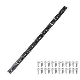 Zaplyte 649603870858 Stainless Steel Piano Hinge 24 Inch X1.2 Continuous Black