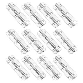 Zaplyte 655692438022 180 Degree Hinge Box Door With Screws 50x15mm Nickel 12pcs