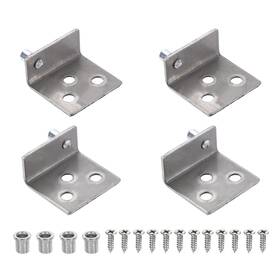 Zaplyte 676766781622 3 Set Pivot Hinges 35 X 41 Mm Concealed Shaft Door With Bushing Silver