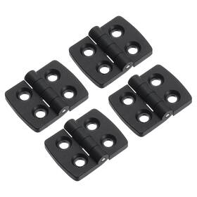Zaplyte 679209512739 4pcs Torque Hinge 40x30x4mm Nylon Adjustable Position Control Hinges 5mm Hole
