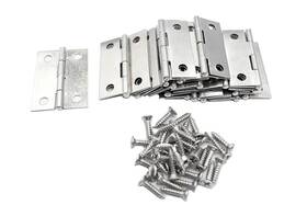 Zaqw 416134045826 20pcs Stainless Steel Folding Hinge 1.5 Inches Door And Window Hinges Are All