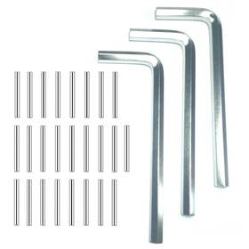 20pcs-pins-3pcs-5-32-l-wrench Zdingtech Spring Hinge Tension Pin Replacement Kit.25pcs Stainless Steel Shelf Pins And