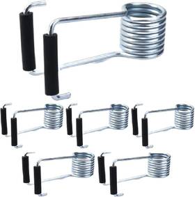 Zdingtech 717817216912 6pcs Spring Door Closer Self-closing With Rubber Bumpers Hinge Close