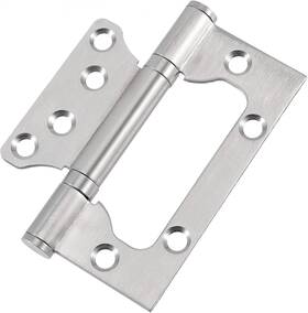Zeonhak 313046828850 18 Pack 9 Pairs 4x 3 Inches Non Mortise Door Hinges Brushed Surface