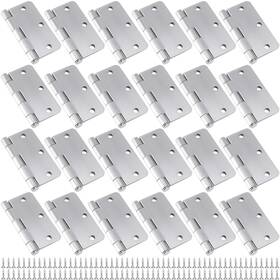 Zeonhak 785912327093 24 Pack 12 Pairs 3.5 X Inches Door Hinges Satin Nickel Mounting