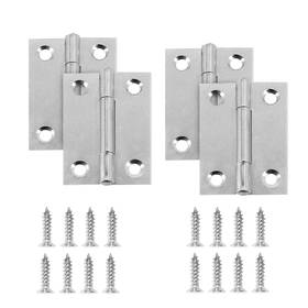 Send202211080004dh Zernmiarder 12 Pcs 2 Inch Stainless Steel Butt Hinges With Screws For Doors Windows