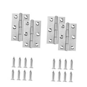Send202211080005dh Zernmiarder 2-3/8 Inch Door Hinge Pcs Stainless Steel Butt 60 X 38 1.2mm 12