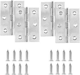 Send202211080006dh Zernmiarder 3 Inch Door Hinge 12 Pcs Stainless Steel Butt Hinges Silver Window Hin