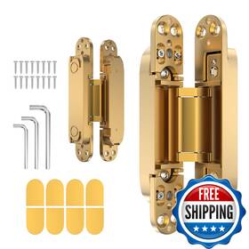 B0fdx62mvg Zeyuansen 6 2 Pcs Hidden Hinges For Doors Invisible Concealed Zinc Alloy