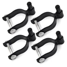 138clf Zhupoub 4 Pack 23/8 Inch Pressed Steel Chain Link Fence Gate Post Hinge Heavyduty Li