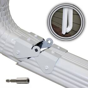 Zip Hinge 742185298109 1 Pack Plus Made In The Usa Downspout Hardware Nutsetter And Instruc