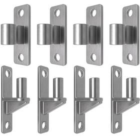 Gh044-1 Zookasea Heavy Duty 304 Stainless Steel Gate Hinges 600 Lbs Capacity - 4 Pack