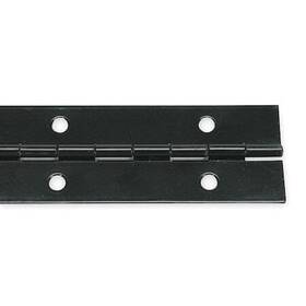 1cbb7 Zoro Select 5/8 In W X 48 H Black Enamel Continuous Hinge