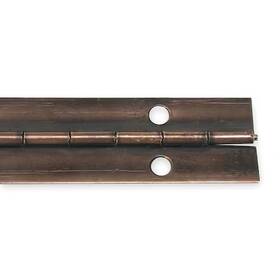 1cbd9 Zoro Select Piano Hinge Steel Full Surface Mounting 3/4 In Leaf W X 48