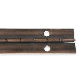 1ccn3 Zoro Select Piano Hinge Steel Full Surface Mounting 1 1/2 In Leaf W X