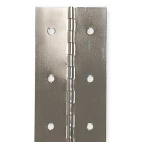 1jej9 Zoro Select Piano Hinge Stainless Steel Full Surface Mounting 1 1/2 In