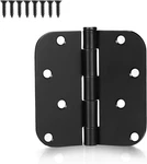 Knobwell 6 Pack Black Door 4 Inch Matte Hinges For Exterior Interior. Fixed Price $35.12.