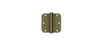 Deltana S35R5HD5 3-1/2" X 5/8" Radius Hinge, Antique Brass Pair. Fixed Price $16.88.