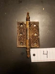 Vtg Antique Victorian Eastlake Ornate Door Hinges Steeple Tip Pin. Fixed Price $25.00.