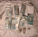 (12) Pack Everbilt 2-3/4 X 1-1/2 Satin Nickel Chest Latches 1005 660 993. Fixed Price $24.95.