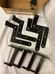 4.25IN Black Exterior Shutter Hinge For Stone Siding - #489400 (set Of 4). Fixed Price $22.99.