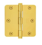 Emtek 96123US4 3.5" Brass Residential Duty Door Hinges Pair Satin New!. Fixed Price $29.99.