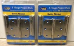 Ives By Schlage Project Pak Satin Nickel 3.5" Door Hinges 2 New Packages. Fixed Price $16.07.