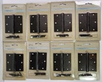Perfect Home 477 907 Oil Rubbed Bronze Steel Door Hinge 3.5" Square Corner Lot 8. Fixed Price $14.95.