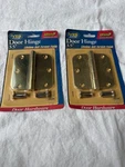 Ives Schlage Door Hinge 3.5" Ultima Lifetime Anti Tarnish Finish Set Of 2 New. Fixed Price $25.00.