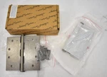 Ashley Norton Door Hinges 2 Pack 4" X White Medium Finish HIN.4040.WM. Fixed Price $32.19.