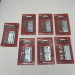 Everbilt 649 171 Narrow Utility 2.5 Zinc Plated Hinges Packs Of (14). Fixed Price $15.00.