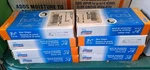 8 Pairs Of National 512RC Bright Brass 3.5" Hinges Nos With Hardware 16 Total. Fixed Price $48.00.