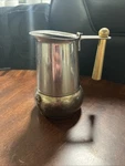 Vintage Inox 18-10 Stainless Steel Espresso Coffee Maker Italy Missing Ball. Fixed Price $18.99.